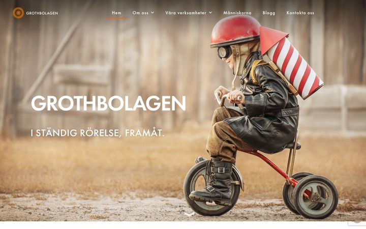 Screenshot of grothbolagen.se