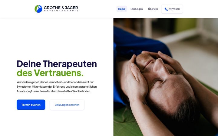 Screenshot of grothe-jager.de