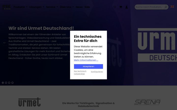 Screenshot of grothe.de