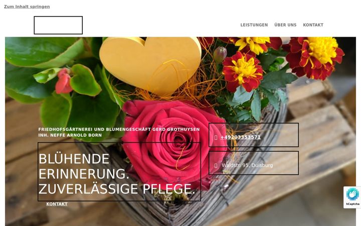 Screenshot of grothuysen.de