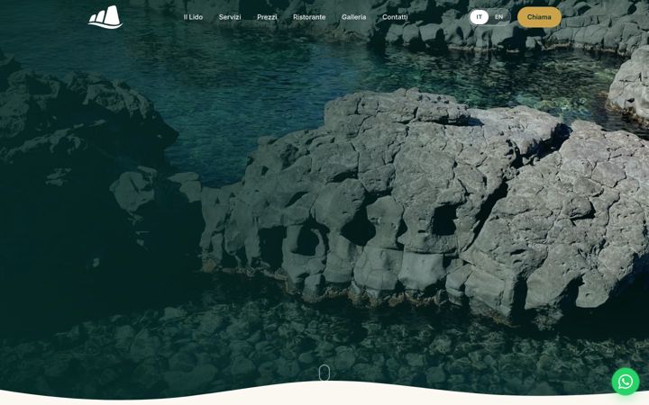 Screenshot of grottasmeralda.it