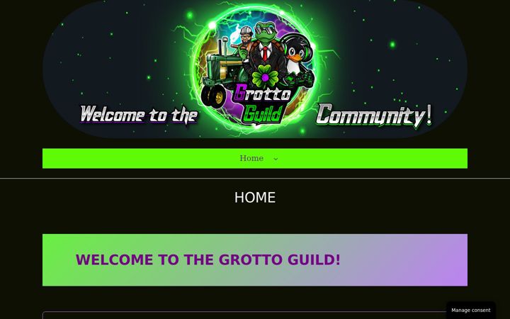 Screenshot of grottoguild.com