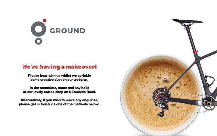 Screenshot of groundbikeandcoffee.com