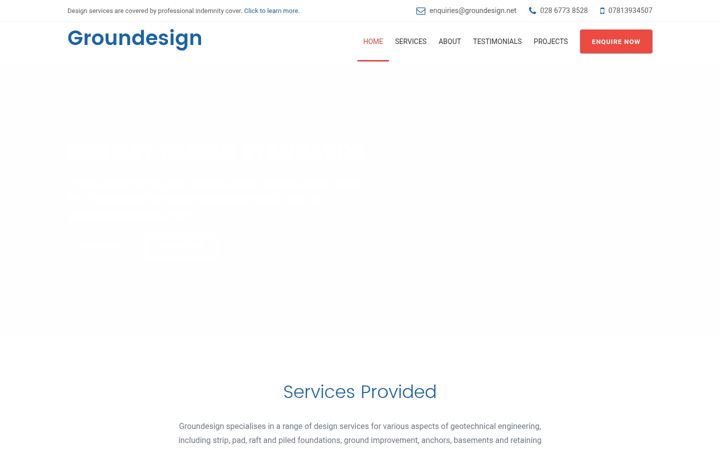 Screenshot of groundesign.net