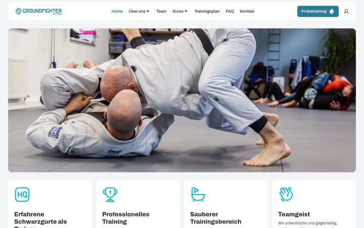 Screenshot of groundfighterlinz.at