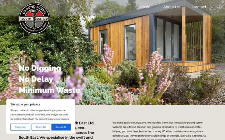Screenshot of groundscrewse.co.uk