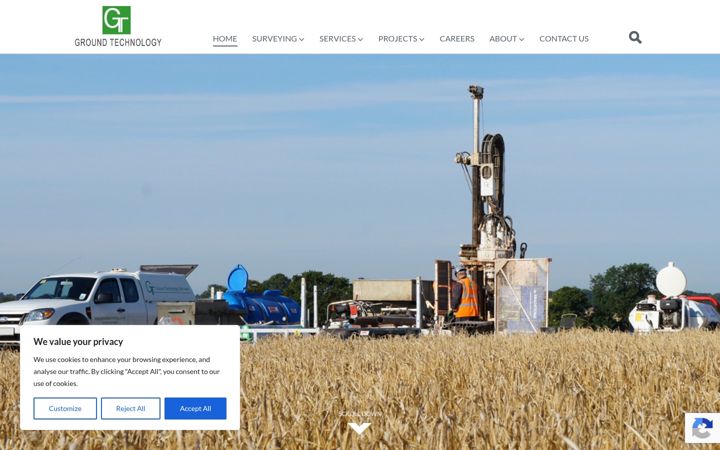 Screenshot of groundtechnology.co.uk