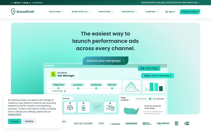 Screenshot di groundtruth.com