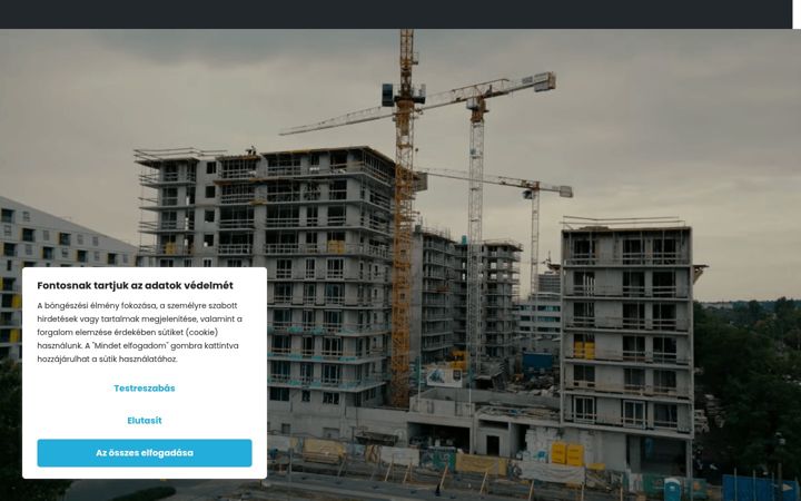 Screenshot of groundup.hu