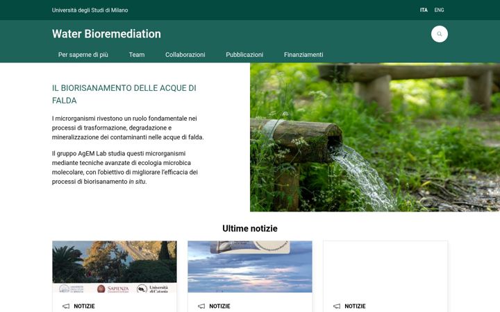 Screenshot of groundwaterbiorem.unimi.it