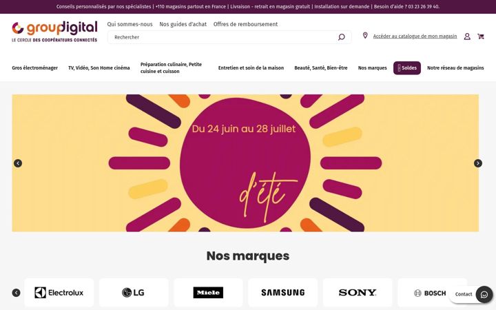 Screenshot of group-digital.fr