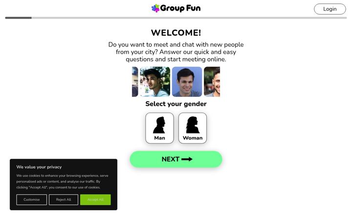 Screenshot of group-fun.co.uk