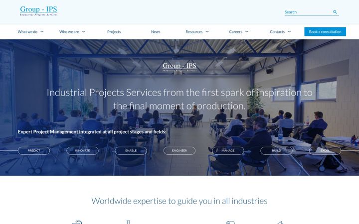 Screenshot of group-ips.com