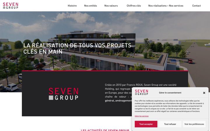 Screenshot of group-seven.eu