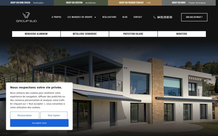Screenshot of group-sud.com