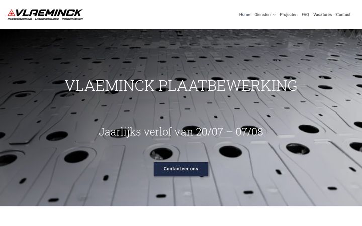 Screenshot of group-vlaeminck.be