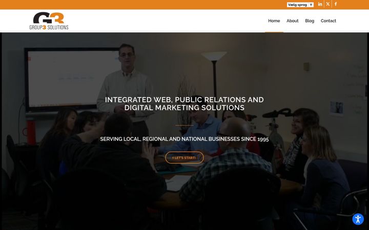 Screenshot of group3solutions.com