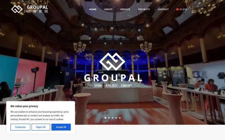 Screenshot of groupal.fr