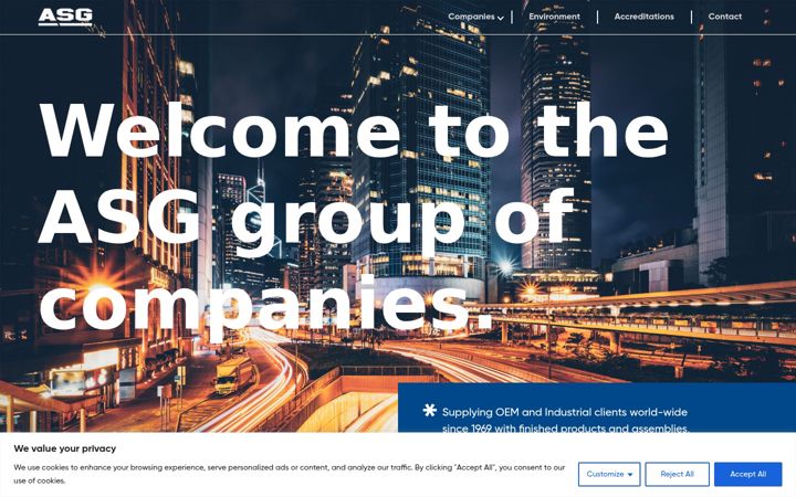 Screenshot of groupasg.com