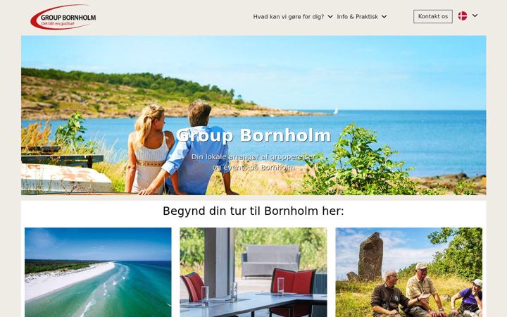 Screenshot of groupbornholm.dk