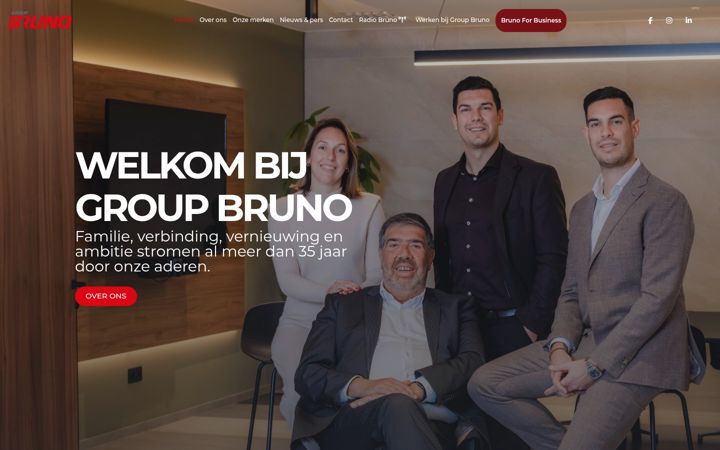 Screenshot of groupbruno.be