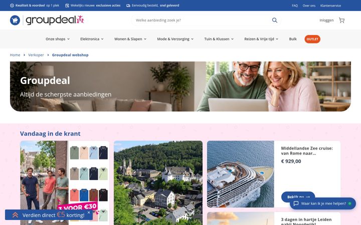 Screenshot of groupdeal.nl