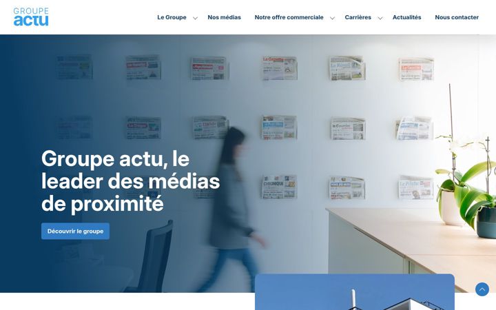 Screenshot of groupe-actu.fr