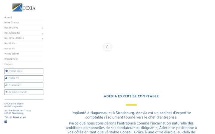 Screenshot of groupe-adexia.com