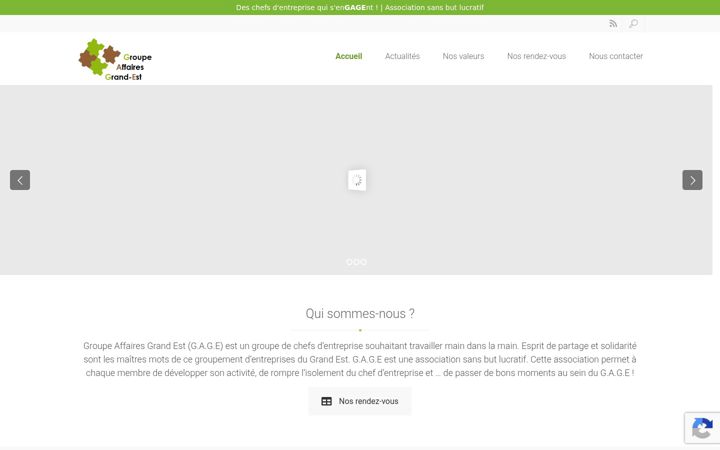 Screenshot of groupe-affaires-grand-est.fr