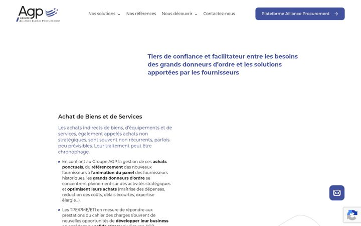 Screenshot of groupe-agp.com