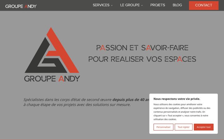 Screenshot of groupe-andy.com