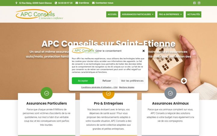 Screenshot of groupe-apc.fr
