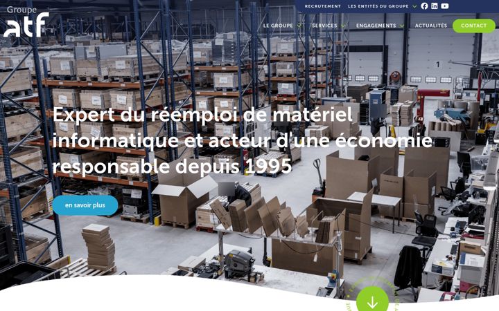 Screenshot of groupe-atf.com