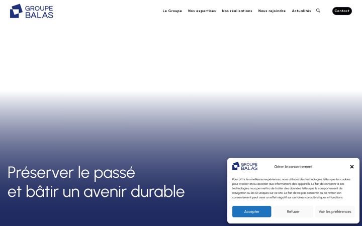 Screenshot of groupe-balas.com