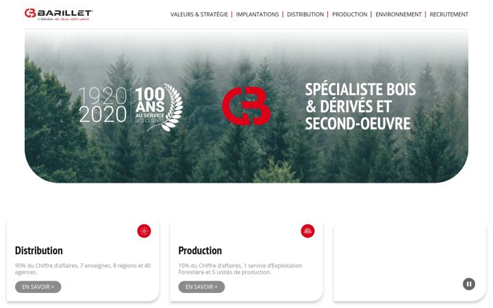 Screenshot of groupe-barillet.fr