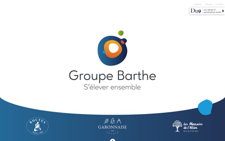 Screenshot of groupe-barthe.com