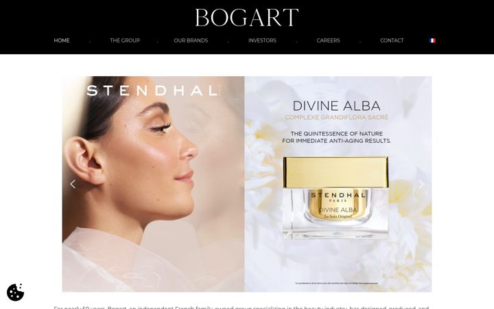 Screenshot of groupe-bogart.com