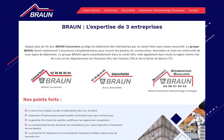 Screenshot of groupe-braun.fr