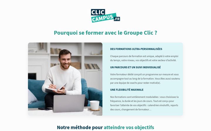 Posnetek zaslona groupe-clic.fr