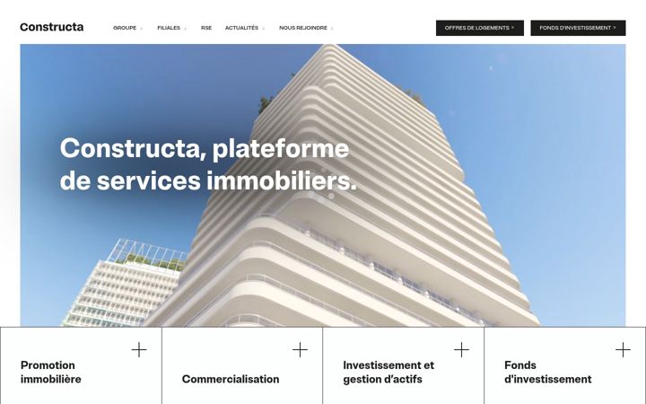 Screenshot of groupe-constructa.com