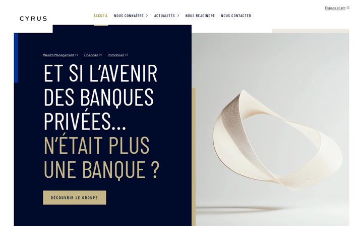 Screenshot of groupe-cyrus.fr