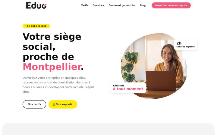 Screenshot of groupe-eduo.fr