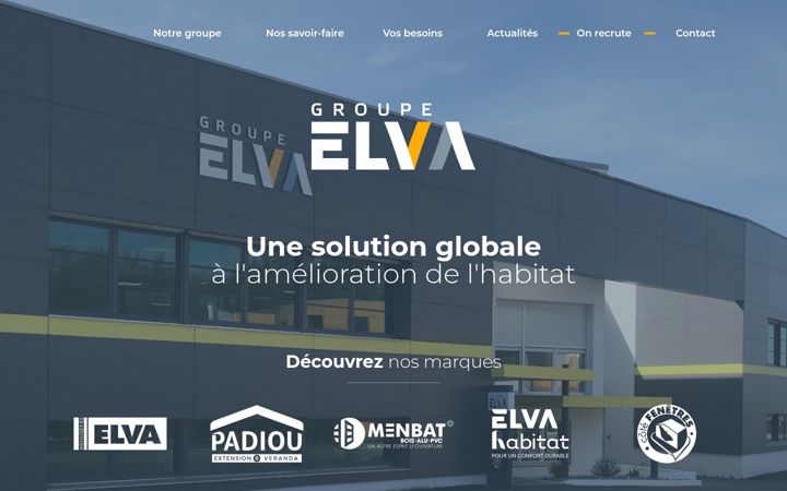 Screenshot of groupe-elva.fr