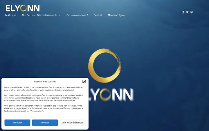 Screenshot of groupe-elyonn.fr