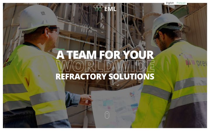 Screenshot of groupe-eml.com