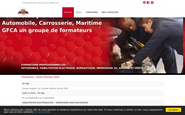 Screenshot of groupe-formateurs.fr