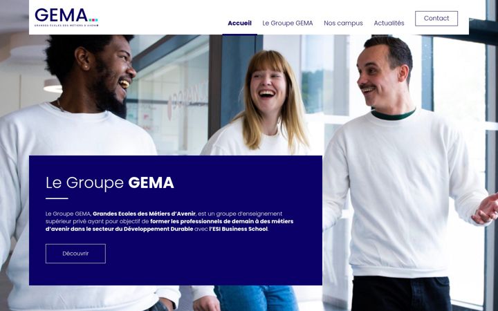 Screenshot of groupe-gema.com