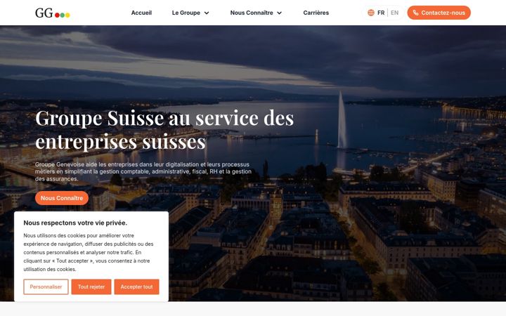 Screenshot of groupe-genevoise.ch