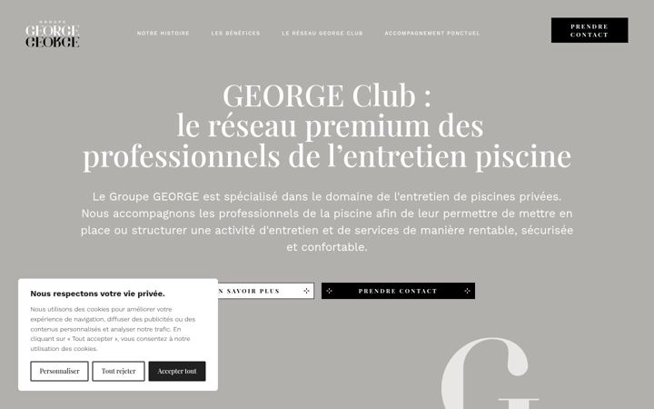 Screenshot of groupe-george.fr