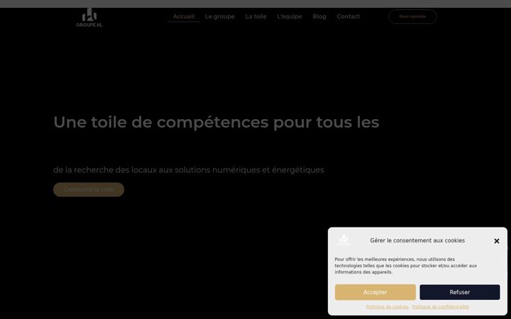 Screenshot of groupe-hl.com